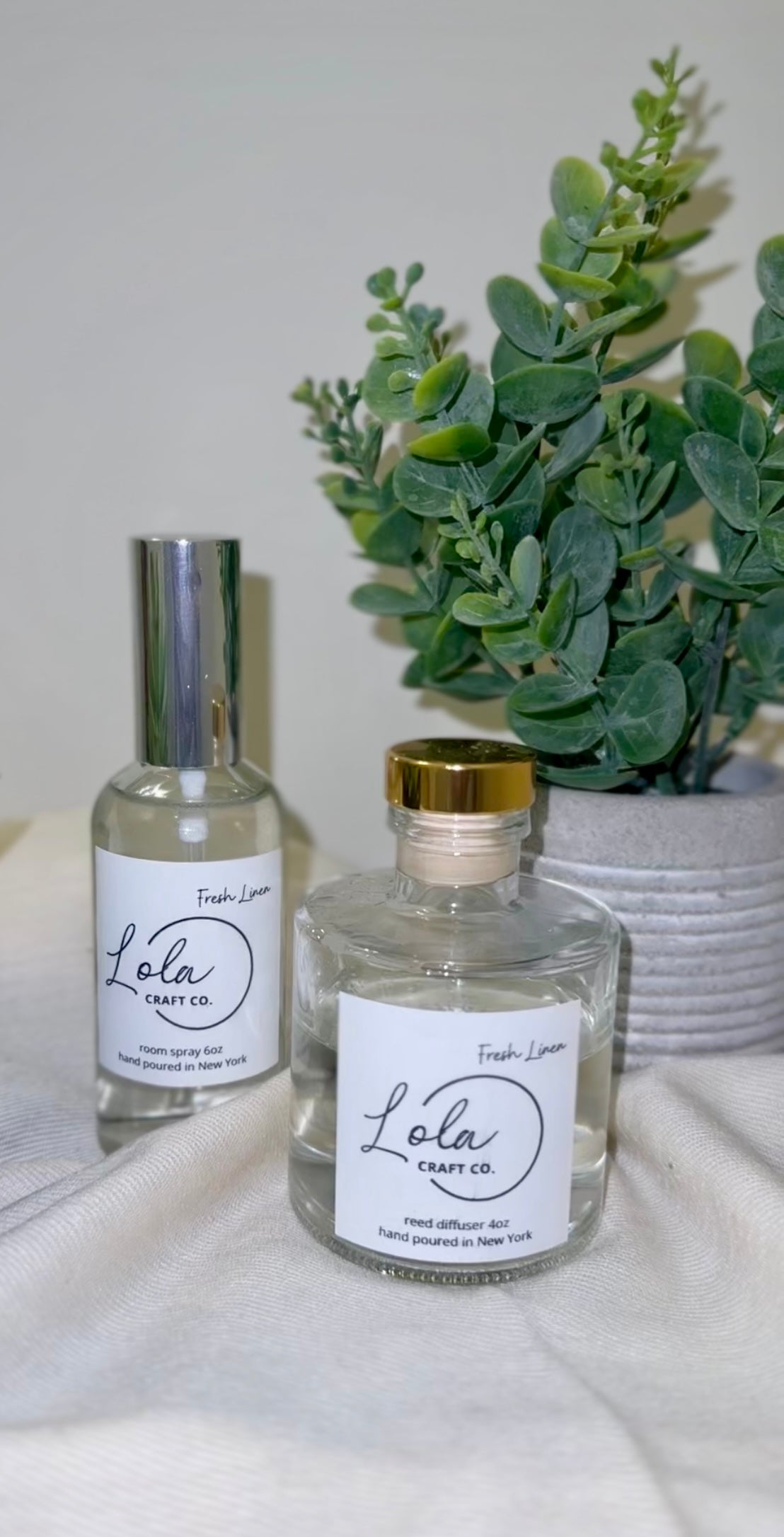 Fresh Linen Reed Diffuser