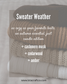 Sweater Weather