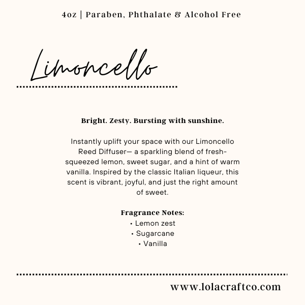 Limoncello Reed Diffuser