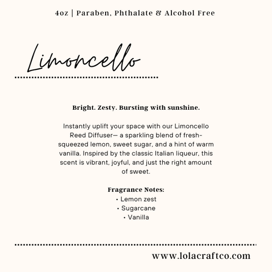 Limoncello Reed Diffuser