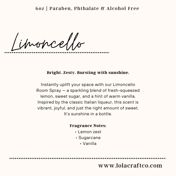 Limoncello Room Spray